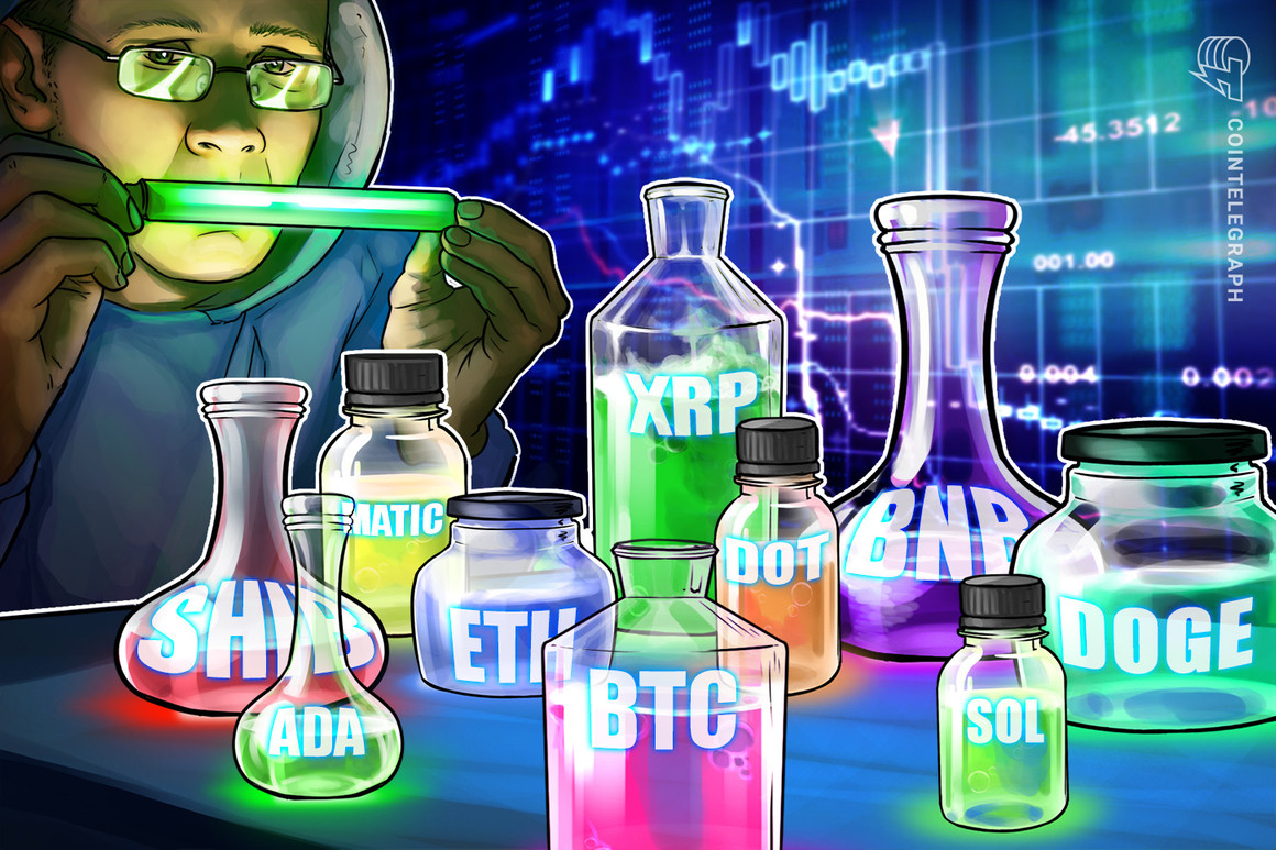 تجزیه و تحلیل قیمت ۸/۲۶: BTC، ETH، BNB، XRP، ADA، SOL، DOGE، DOT، SHIB، MATIC تجزیه و تحلیل قیمت ۸/۲۶: BTC، ETH، BNB، XRP، ADA، SOL، DOGE، DOT، SHIB، MATIC