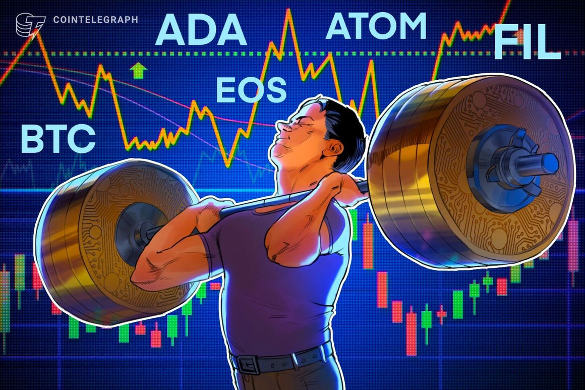 شکست محدوده بیت کوین می تواند باعث خرید در ADA، ATOM، FIL، EOS در این هفته شود شکست محدوده بیت کوین می تواند باعث خرید در ADA، ATOM، FIL، EOS در این هفته شود