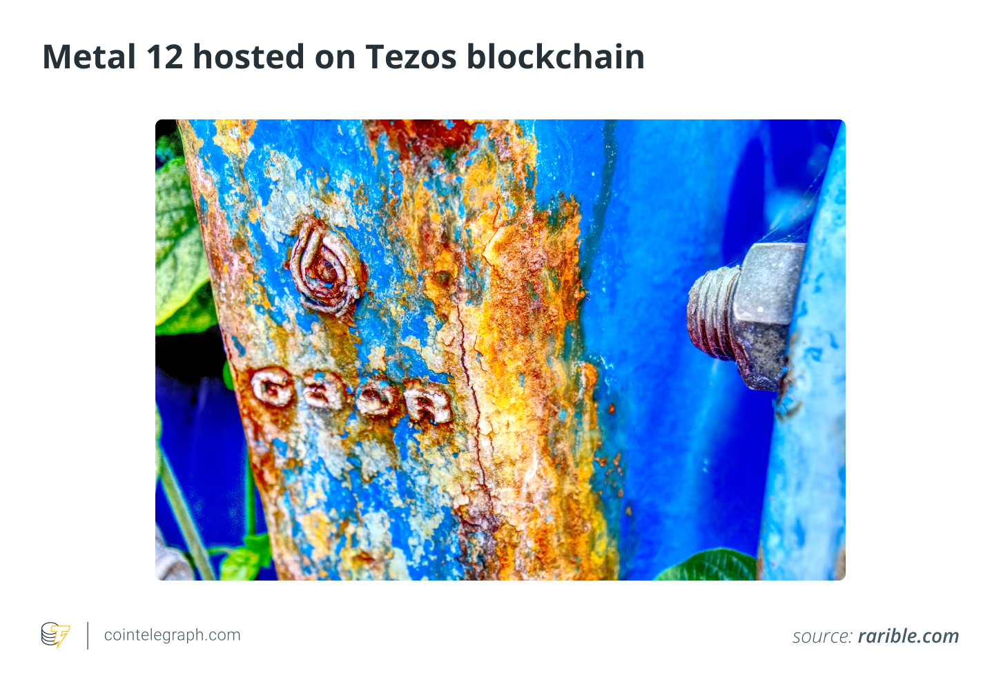 Metal 12 میزبانی شده در بلاک چین Tezos
