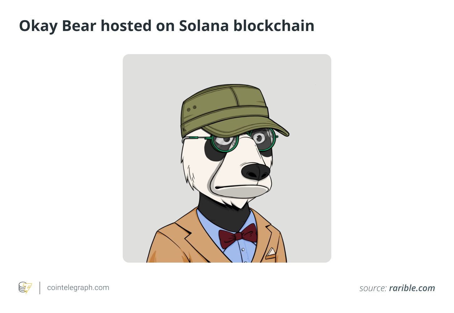Okay Bear در بلاک چین Solana میزبانی شد