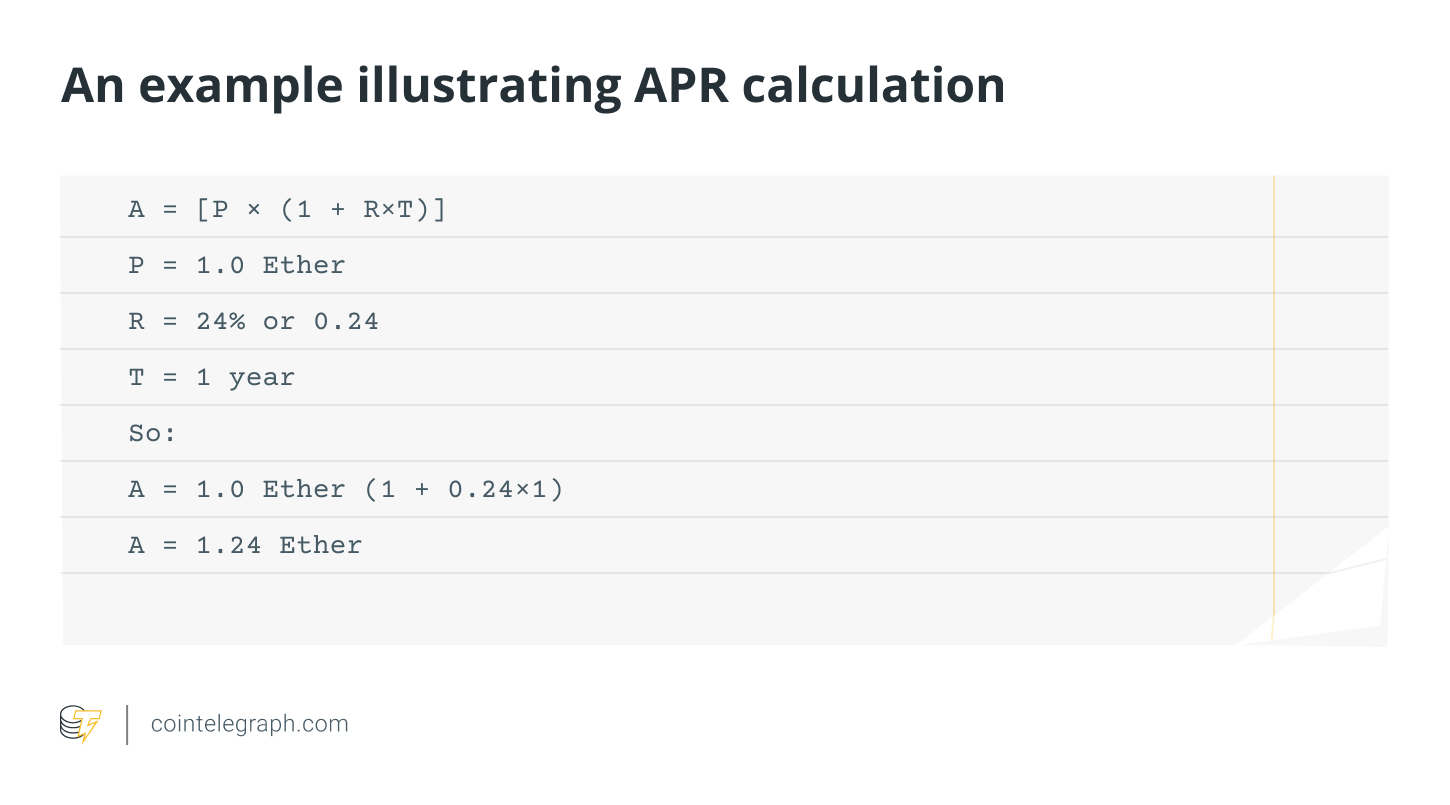مثال محاسبه APR