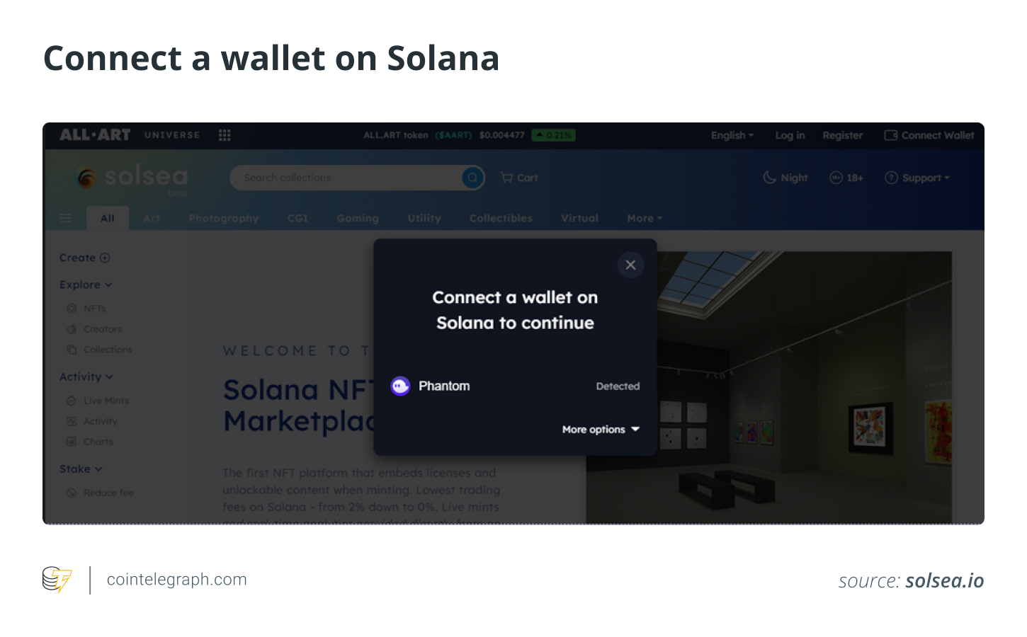 کیف پول خود را با سولانا وصل کنید