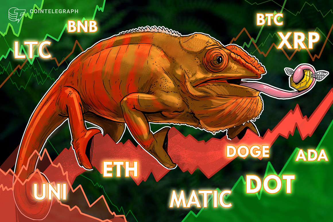 تجزیه و تحلیل قیمت ۱۱/۱۸: BTC، ETH، BNB، XRP، ADA، DOGE، MATIC، DOT، UNI، LTC تجزیه و تحلیل قیمت ۱۱/۱۸: BTC، ETH، BNB، XRP، ADA، DOGE، MATIC، DOT، UNI، LTC