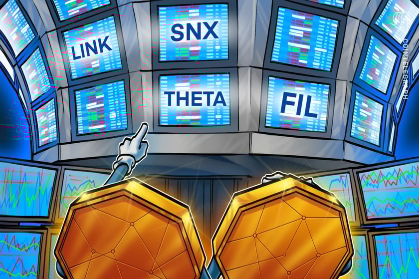 حرکت کند قیمت بیت کوین تمایل به خرید LINK، FIL، SNX و THETA را تحریک می کند. حرکت کند قیمت بیت کوین تمایل به خرید LINK، FIL، SNX و THETA را تحریک می کند.