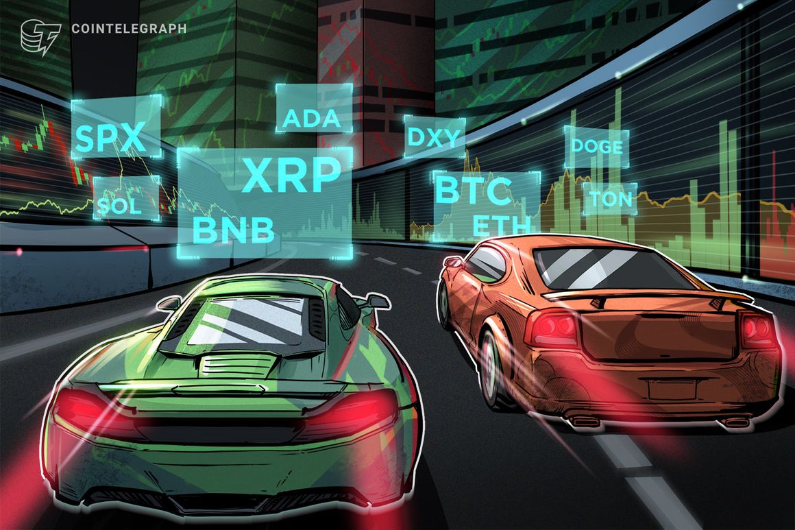 تجزیه و تحلیل قیمت 10/2: SPX، DXY، BTC، ETH، BNB، XRP، SOL، ADA، DOGE، TON تجزیه و تحلیل قیمت 10/2: SPX، DXY، BTC، ETH، BNB، XRP، SOL، ADA، DOGE، TON