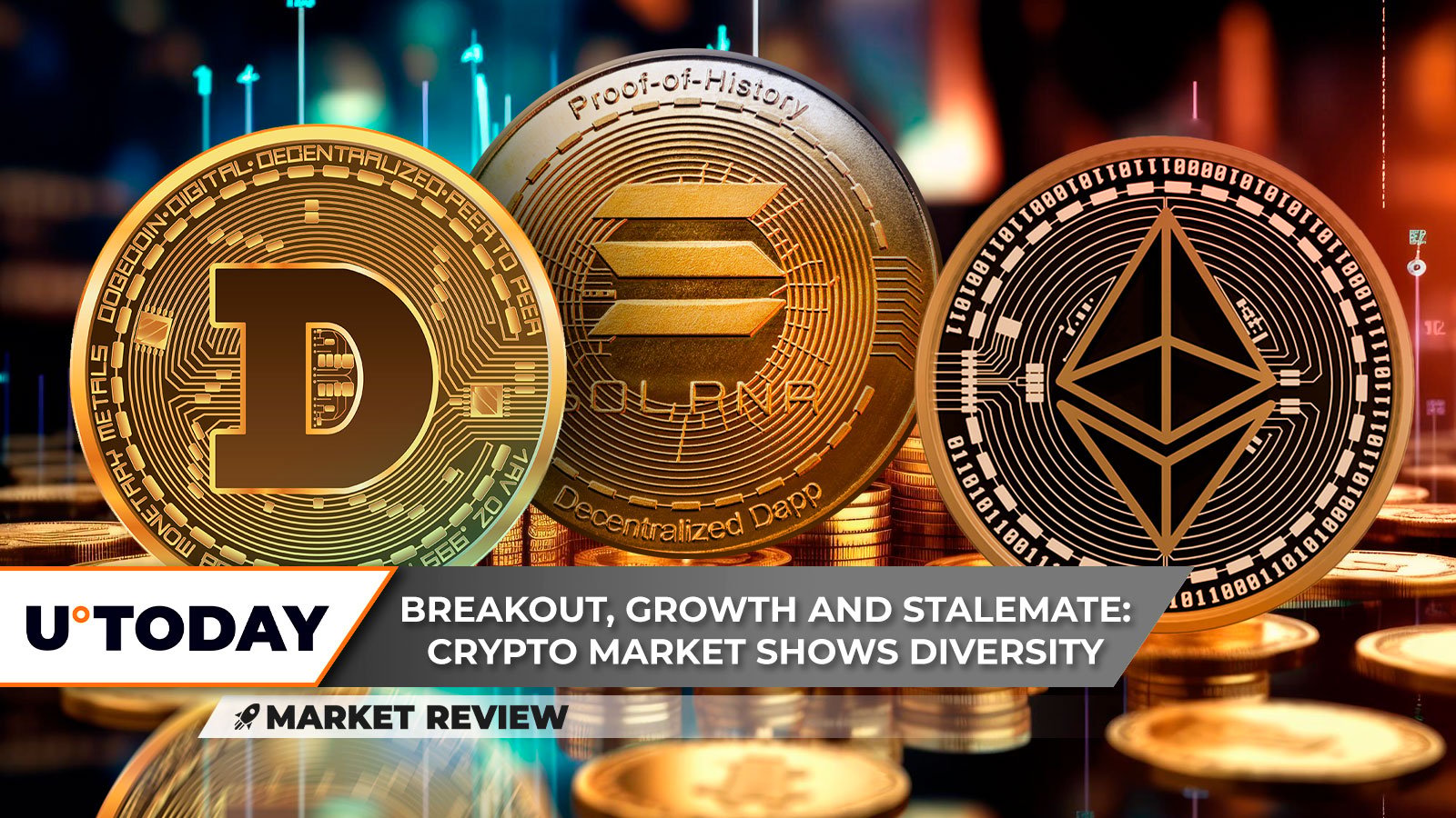 Dogecoin (DOGE) Break در حال رخ دادن است، بعدی چیست؟  سولانا (SOL) همچنان مسلط باقی می ماند، آیا اتریوم (ETH) می تواند از بن بست نامرئی خارج شود؟