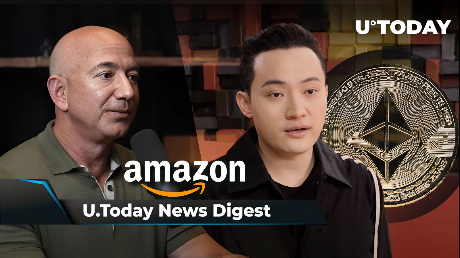 جف بزوس میلیاردها ارزش سهام آمازون را فروخت، کیف پول جاستین سان مشکوک به خرید 259 میلیون دلار ETH، مدیر عامل Ripple به شایعات XRP ETF پرداخت: خلاصه اخبار Crypto از U.Today