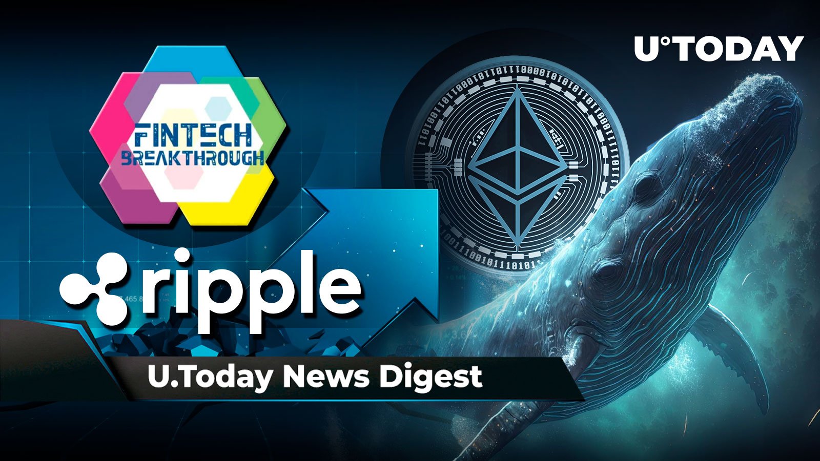 Ripple Labs برنده جایزه کمیاب در فناوری پرداخت، Ethereum Whales با کاهش قیمت ETH، XRP باعث افزایش ۱۲۵ درصدی حجم در میان سقوط بازار شد: Crypto News Digest توسط U.Today