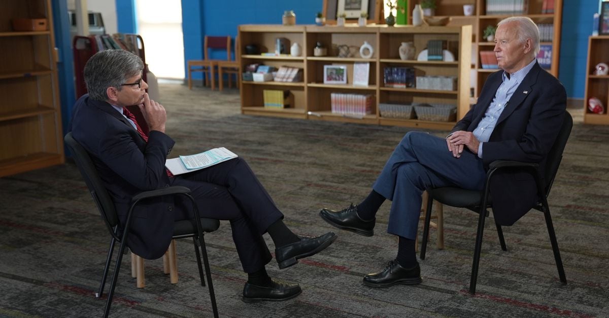 شانس بایدن در مورد پلی مارکت پس از مصاحبه تلویزیونی ABC کمی تغییر کرد.