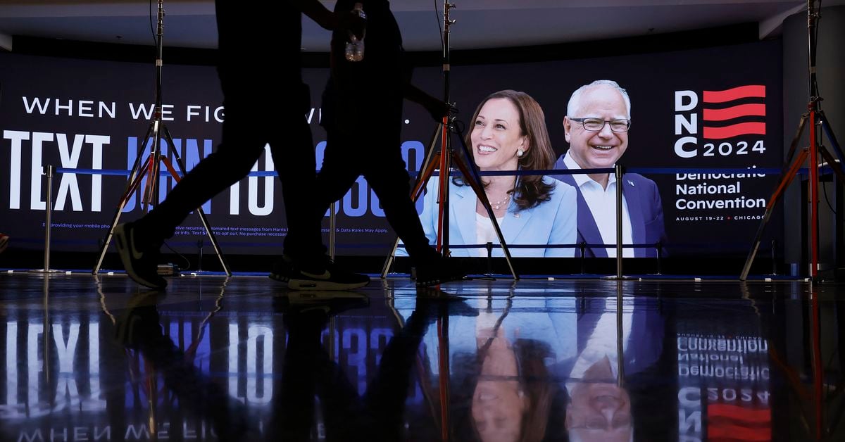 زمانی که DNC شروع به کار کرد، هریس در بازار پلی مارکت از ترامپ جلوتر بود، اما در بحبوحه نوسانات، زودتر به نتیجه رسید.