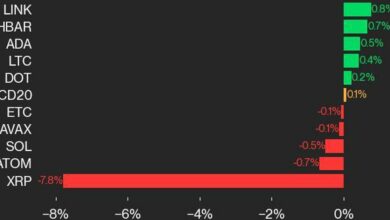 به‌روزرسانی عملکرد CoinDesk 20: کاهش ۷.۸ درصدی شاخص XRP