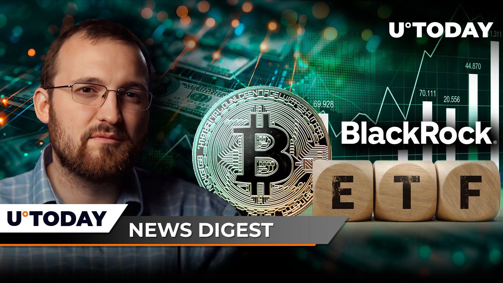 چارلز هاسکینسون Cardano یک چالش 1 میلیون دلاری را برای جامعه ADA راه اندازی می کند، ETF بیت کوین بلک راک به نقطه عطف تاریخی دیگری می رسد: خلاصه اخبار کریپتو از U.Today