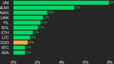 به روز رسانی عملکرد CoinDesk 20: UNI با افزایش شاخص ۷.۹٪ افزایش یافت