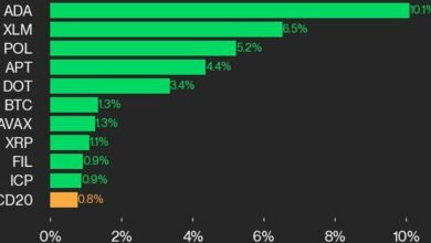 به‌روزرسانی عملکرد CoinDesk 20: ADA 10.1% با افزایش شاخص ادامه می‌یابد