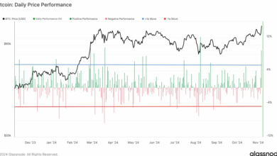 بیت کوین چهارمین روز برتر سال ۲۰۲۴ را به ثبت رساند زیرا ETF بلک راک به حجم رکورد رسید