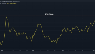 نوسانات بیت کوین به بالاترین حد خود در ۳ ماه قبل از انتخابات ایالات متحده رسید