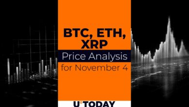 4 نوامبر پیش بینی قیمت BTC، ETH و XRP