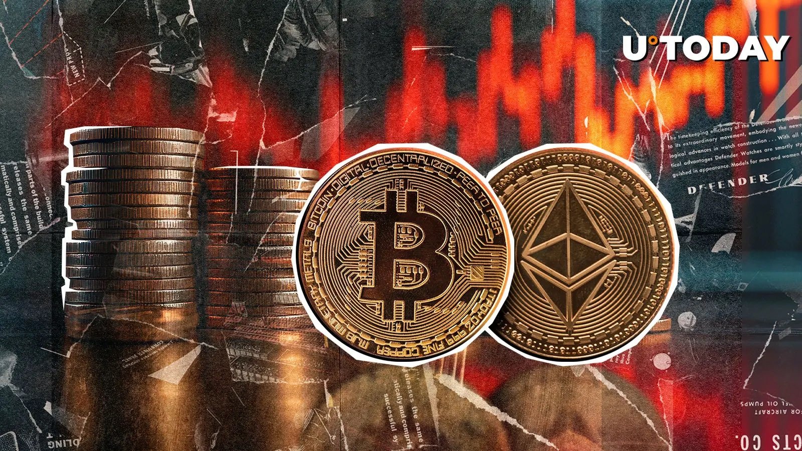 قیمت بیت کوین و اتریوم قرمز در بازار ۲۵۲ دلار به فروش می رسد، شاخص ها چه می گویند؟