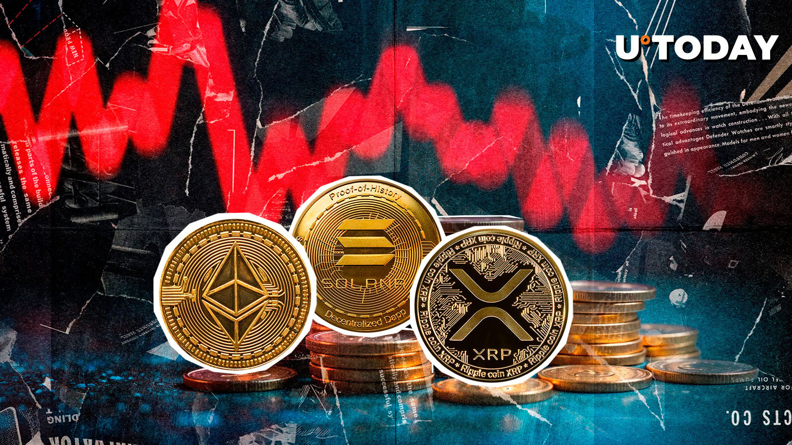 انحلال‌های کریپتو با توجه به ETH، SOL و XRP به ۴۸۳ میلیون دلار رسید.