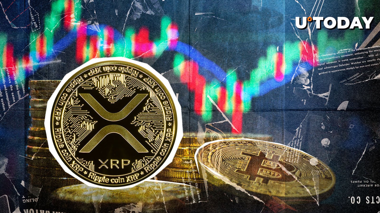 XRP در آستانه یک شکست تاریخی در برابر بیت کوین (BTC) است.