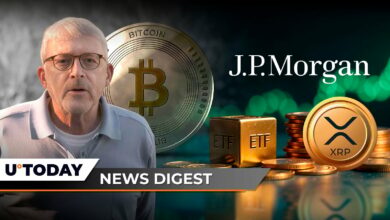 JPMorgan پیش بینی می کند XRP ETF می تواند ۸ میلیارد دلار جذب کند، پیتر برانت سه سناریو قیمت بیت کوین را به اشتراک می گذارد که می تواند سال ۲۰۲۵ را شکل دهد، ۴۸۰ میلیارد PEPE ظرف چند ساعت منتقل می شود: خلاصه اخبار کریپتو توسط U.Today