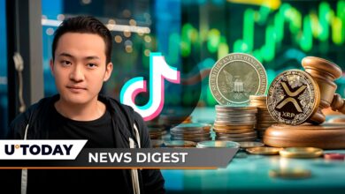 XRP پس از اخبار مهم SEC طی چندین سال به بالاترین حد خود رسید، جاستین سان، بنیانگذار Tron می‌گوید که ممکن است پیشنهاد خرید TikTok، Binance خیره‌کننده را با ۲,۸۱۶,۵۷۲,۷۰۰,۰۰۰ SHIB در ۲۴ ساعت ارائه دهد: Crypto News Digest توسط U.Today