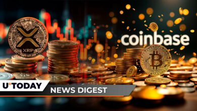با توجه به Bollinger Bands، XRP در آستانه یک فروپاشی دردناک در برابر BTC است. ربع میلیارد دلار بیت کوین Coinbase را غافلگیر کرد، Ripple Exec پیش بینی جسورانه استیبل کوین ۲۰۲۵: خلاصه اخبار کریپتو از U.Today