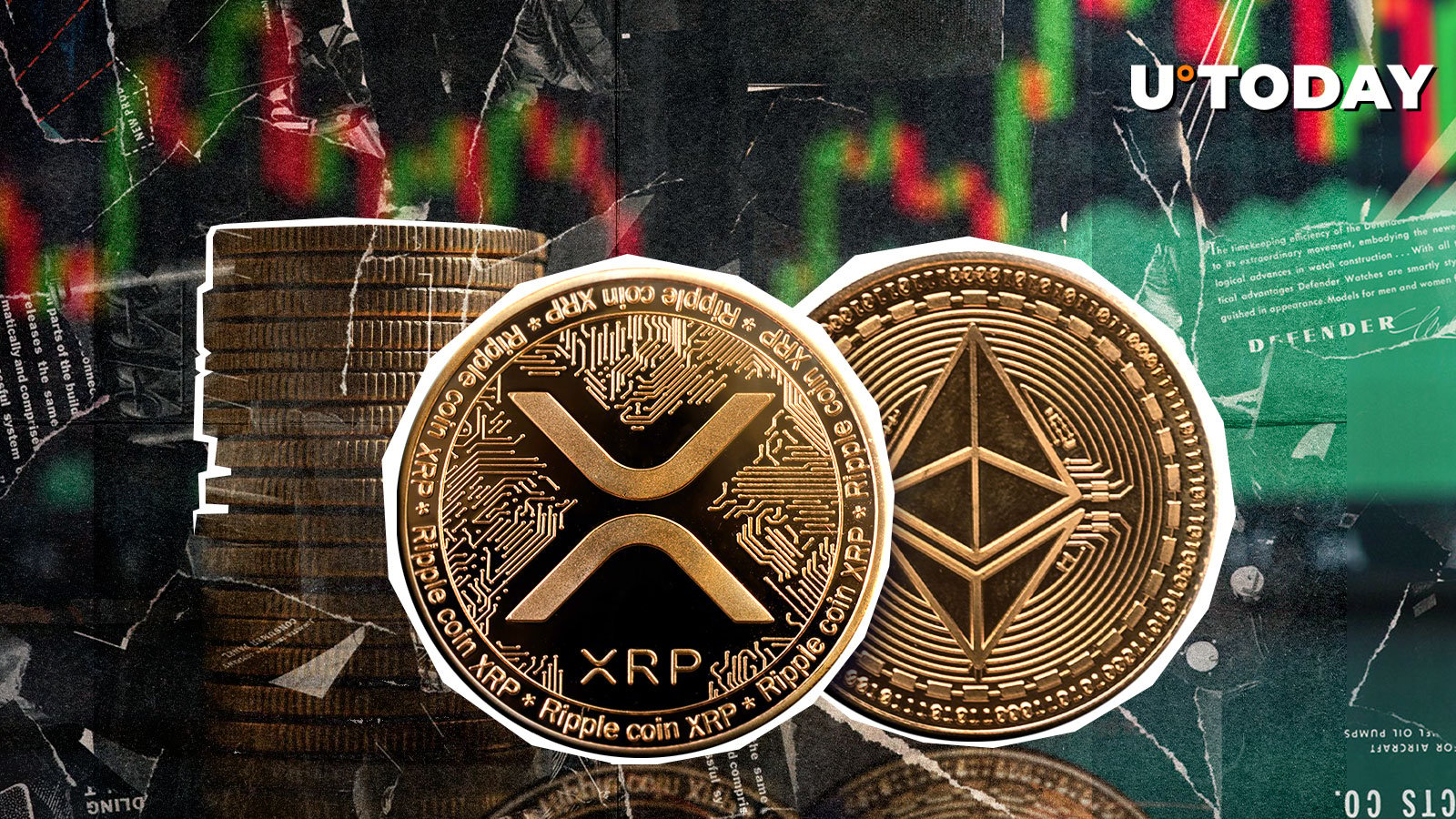 XRP فقط ۸۳.۴ درصد از چرخش اتریوم (ETH) فاصله دارد