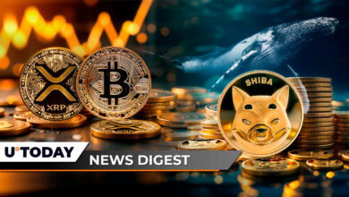 XRP ، صلیب طلایی فوق العاده نادر در برابر بیت کوین ، می گوید که ۶.۵۱ تریلیون شیب ناهنجاری Shiba Inu ، Buteter Ethereum ظرفیت L2 Pectra را به دو مورد اضافه می کند: Kripto Haber Digest توسط U.Today