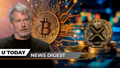 ۱.۴۵۵ ٪ عدم تعادل نقدینگی XRP در ۱ ساعت ، استراتژی مایکل سیلور ، بزرگترین هلدینگ BTC دیده است که سه ماهه چهارم ، مایک نووگراتز XRP پشتیبانی می کند: Crypto News Digest