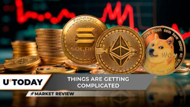 Solana (سمت چپ) Death Cross ، Dogecoin (Doge) آخرین پشتیبانی را انجام داد ، Ethereum (ETH) می گوید با ۲۰۰۰ دلار خداحافظی می کند