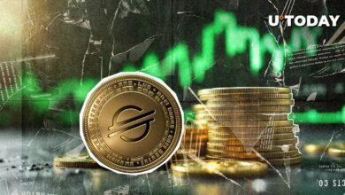 Stellar (XLM) قیمت بیت کوین را در حالی که ۱۰ ٪ پرید