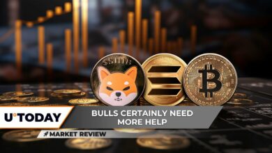 SHIBA INU (SHIB) سیگنال حجم گریم بیت کوین (BTC) را ارائه می دهد: آیا سعی در شکستن ۹۰،۰۰۰ دلار دارد؟ سولانا (سمت چپ): روزهای قبل از بهبودی؟