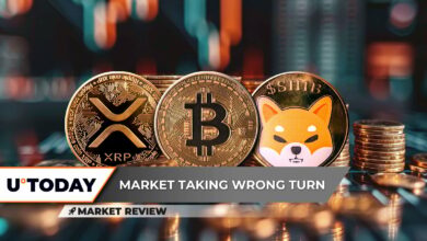 XRP به سرعت تمام سودهای شکستن بیت کوین (BTC) ، Shiba Inu (Shib) را از دست می دهد