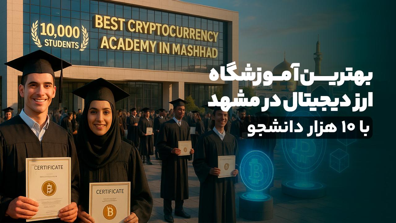 بهترین آموزشگاه ارز دیجیتال در مشهد با ۱۰ هزار دانشجو