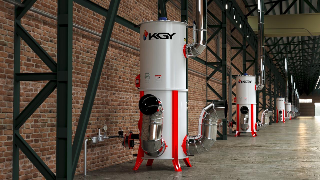 صرفه‌جویی در هزینه گرمایش کارگاه با بخاری صنعتی فن‌دار